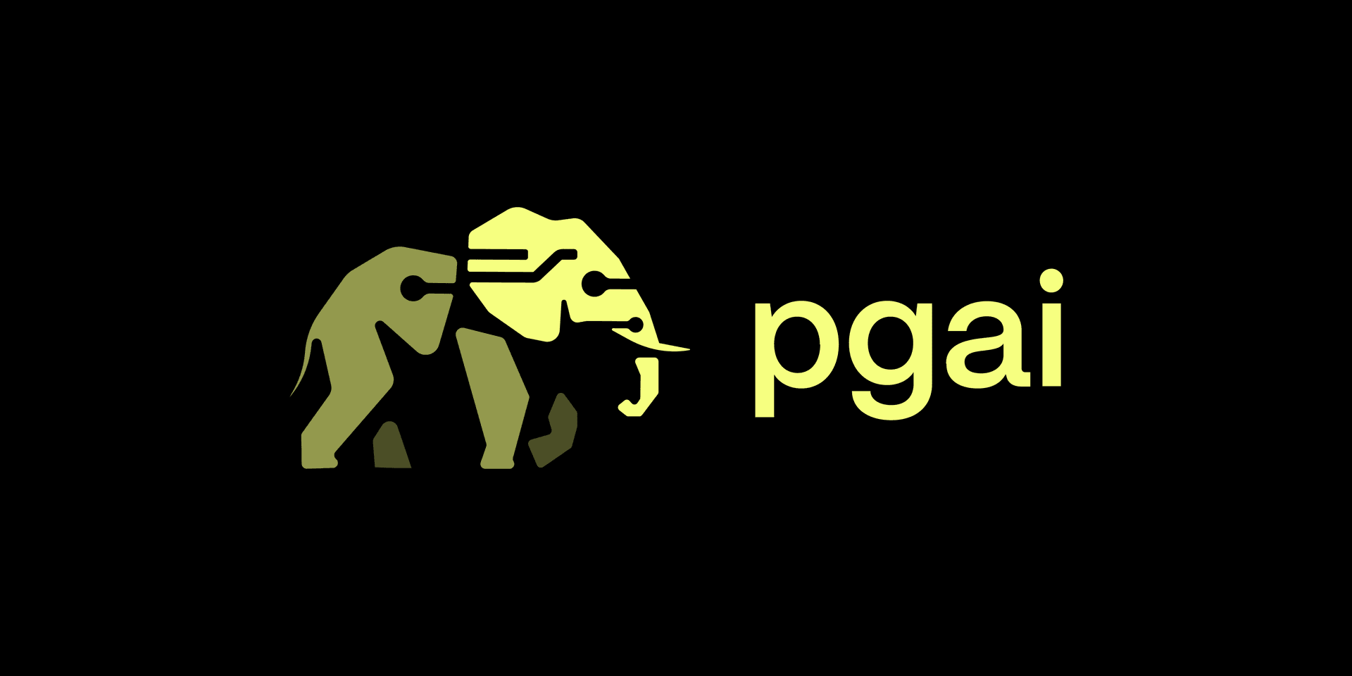 pgai Logo 深色主题