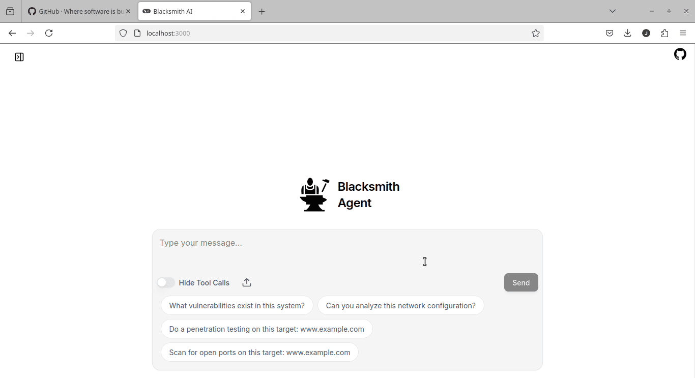 BlacksmithAI UI 截图