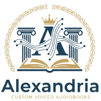 Alexandria Audiobook Logo