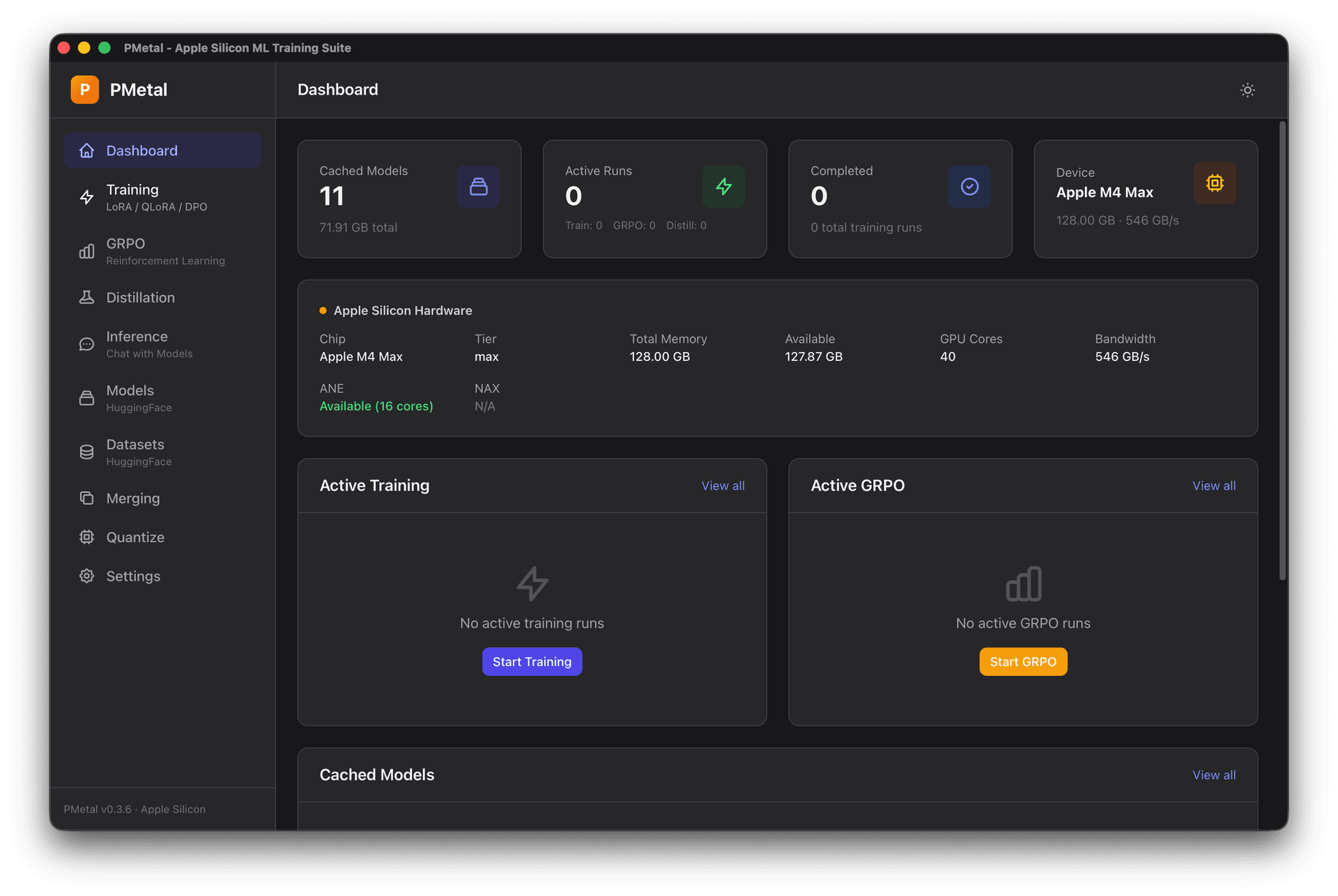 PMetal GUI 主界面