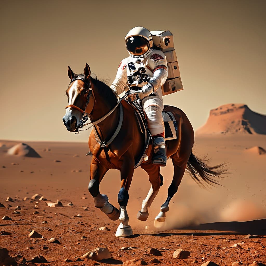 SANA-Sprint astronaut 样例1