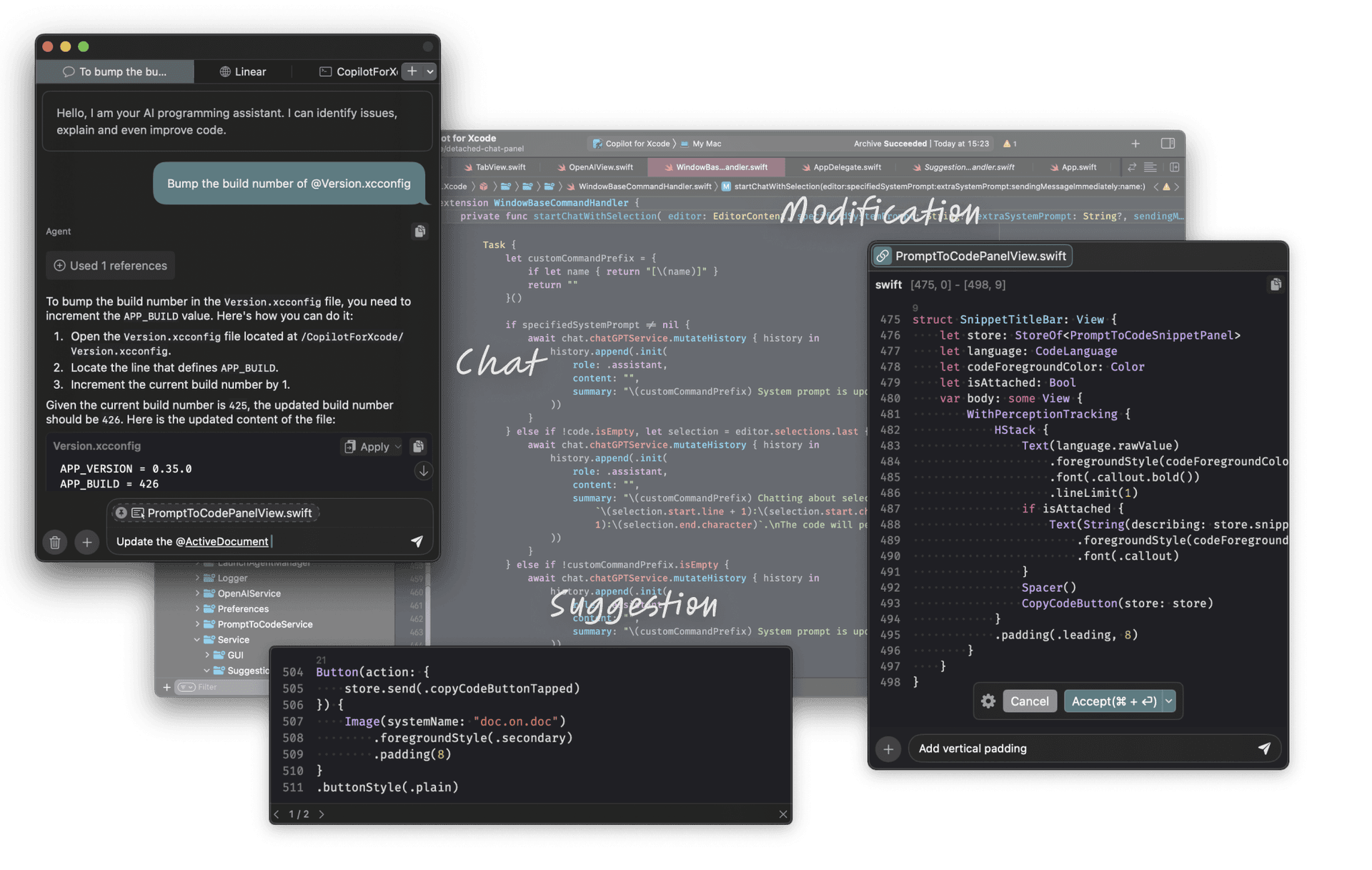 Copilot for Xcode 截图