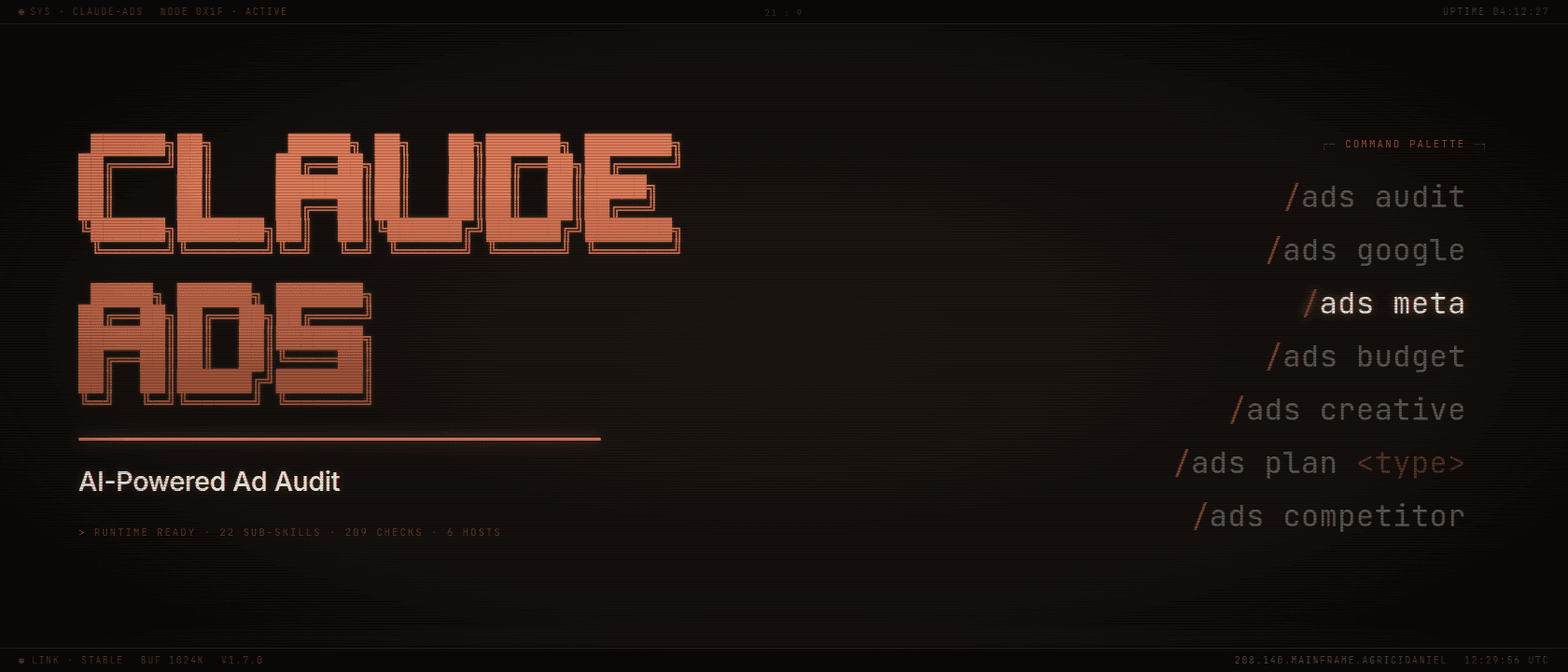Claude Ads Banner