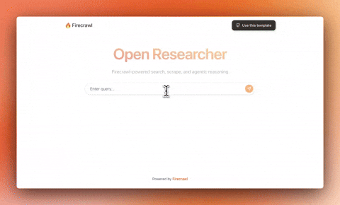 Open Researcher Demo