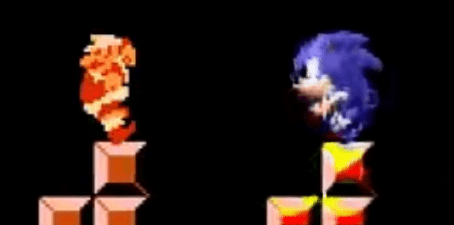 Mario to Sonic风格迁移效果