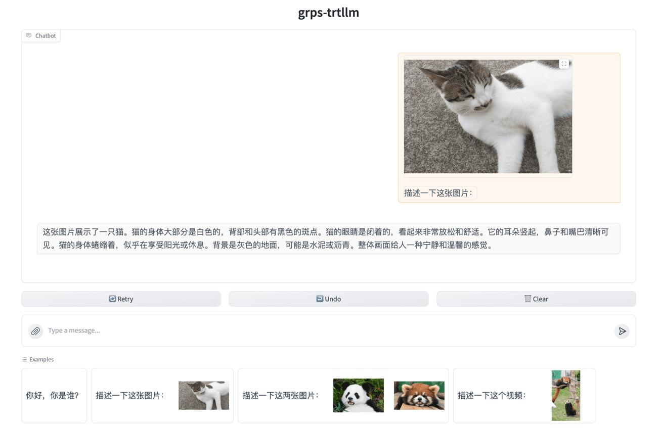 图2：Gradio Web UI 界面截图