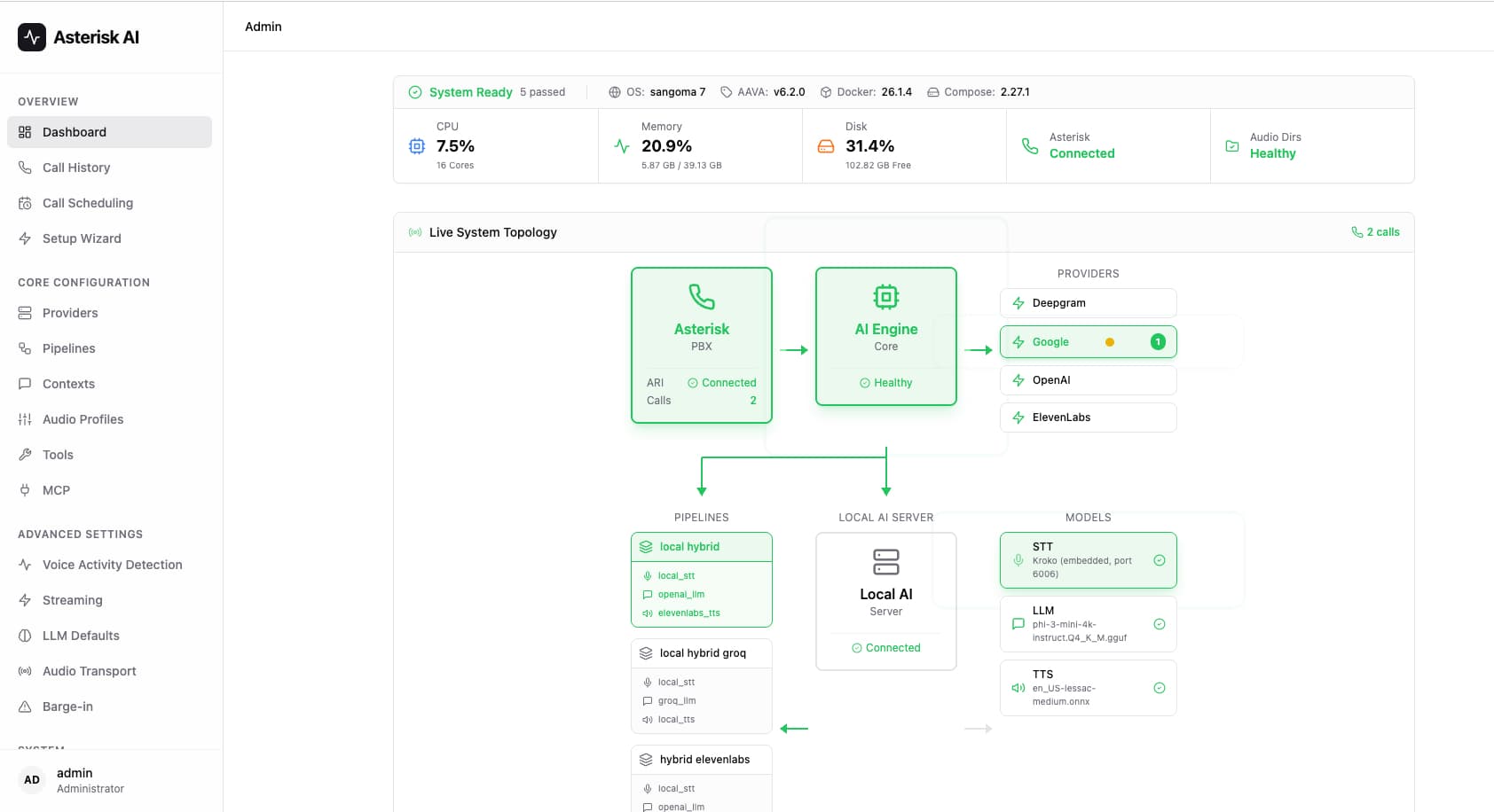 AVA Admin UI