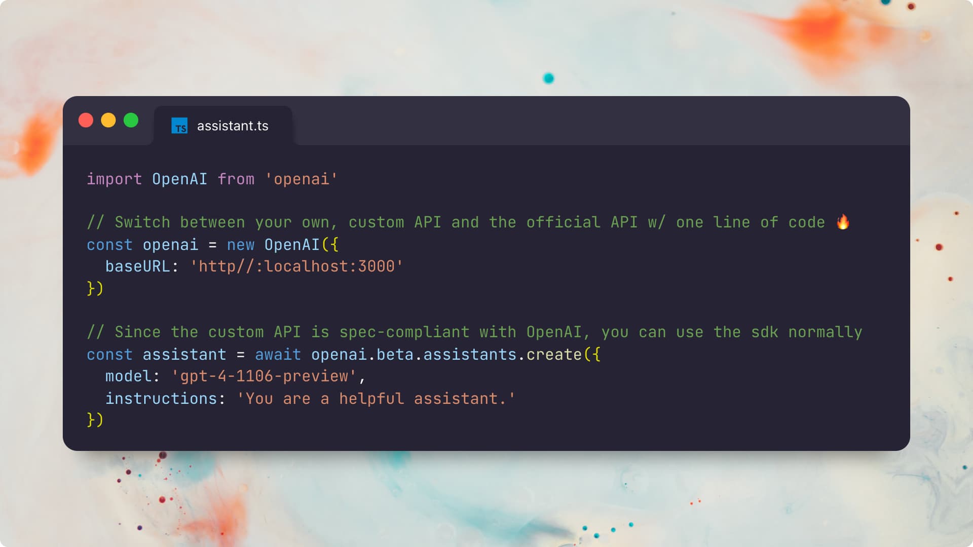 OpenOpenAI 界面截图