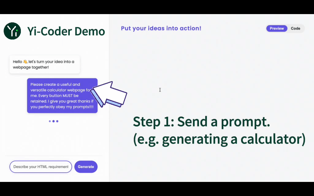 Code Generation Demo