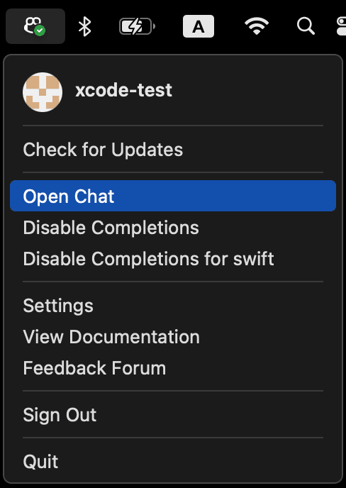 Xcode 菜单集成