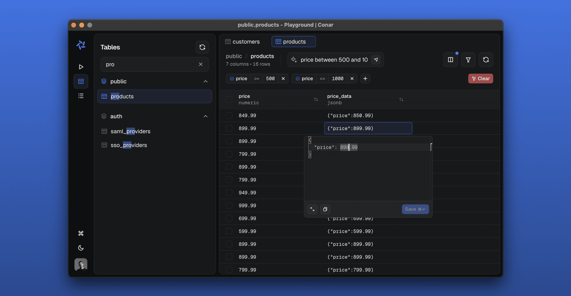 Conar Web Demo