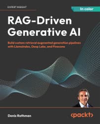 Packt 出版社《RAG-Driven Generative AI》书籍封面