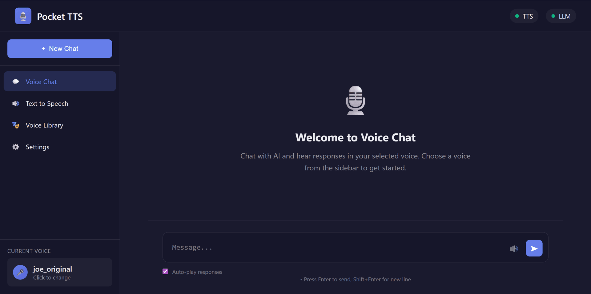 Voice Chat界面