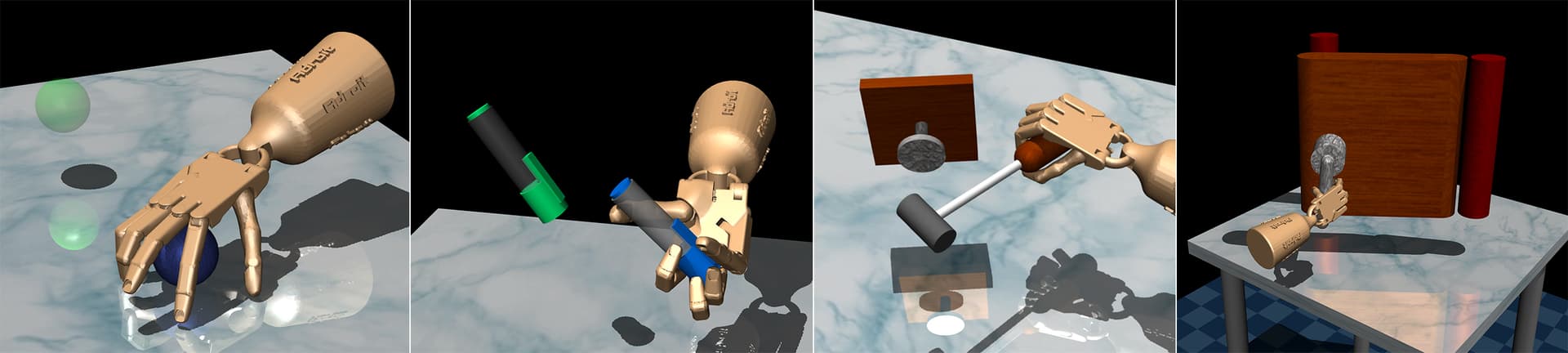RoboHive Hand Manipulation Suite