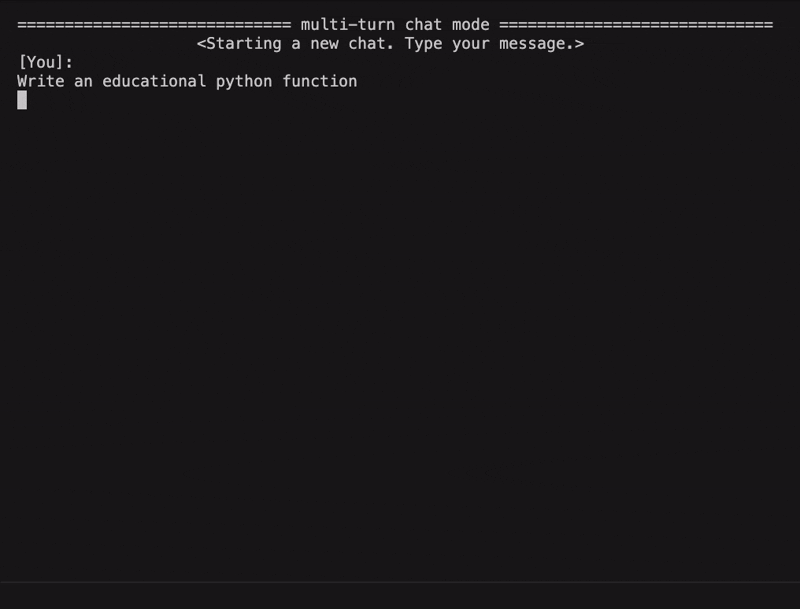dLLM Chat Demo