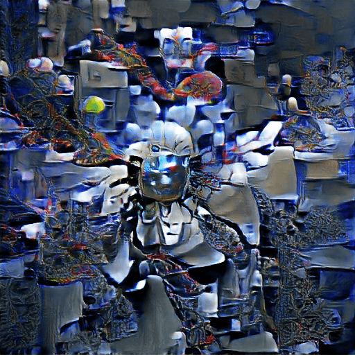Big Sleep 生成的 "artificial intelligence" 效果图