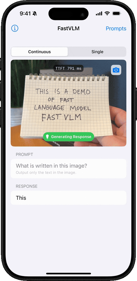 FastVLM 手写识别演示