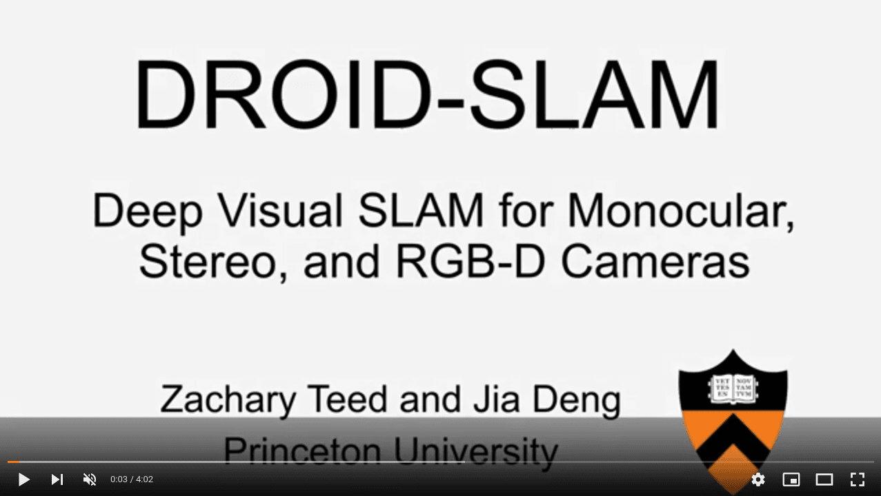 DROID-SLAM 运行截图