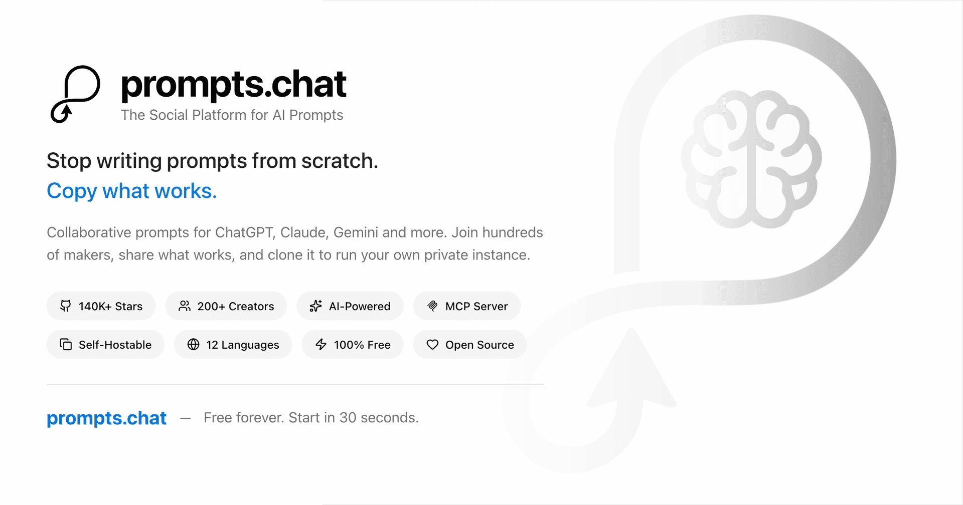 prompts.chat Logo