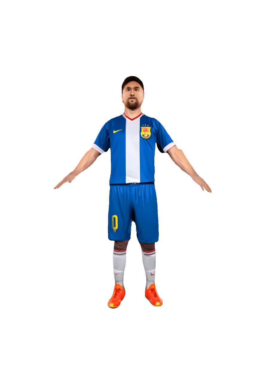 3D Avatar角色：Messi