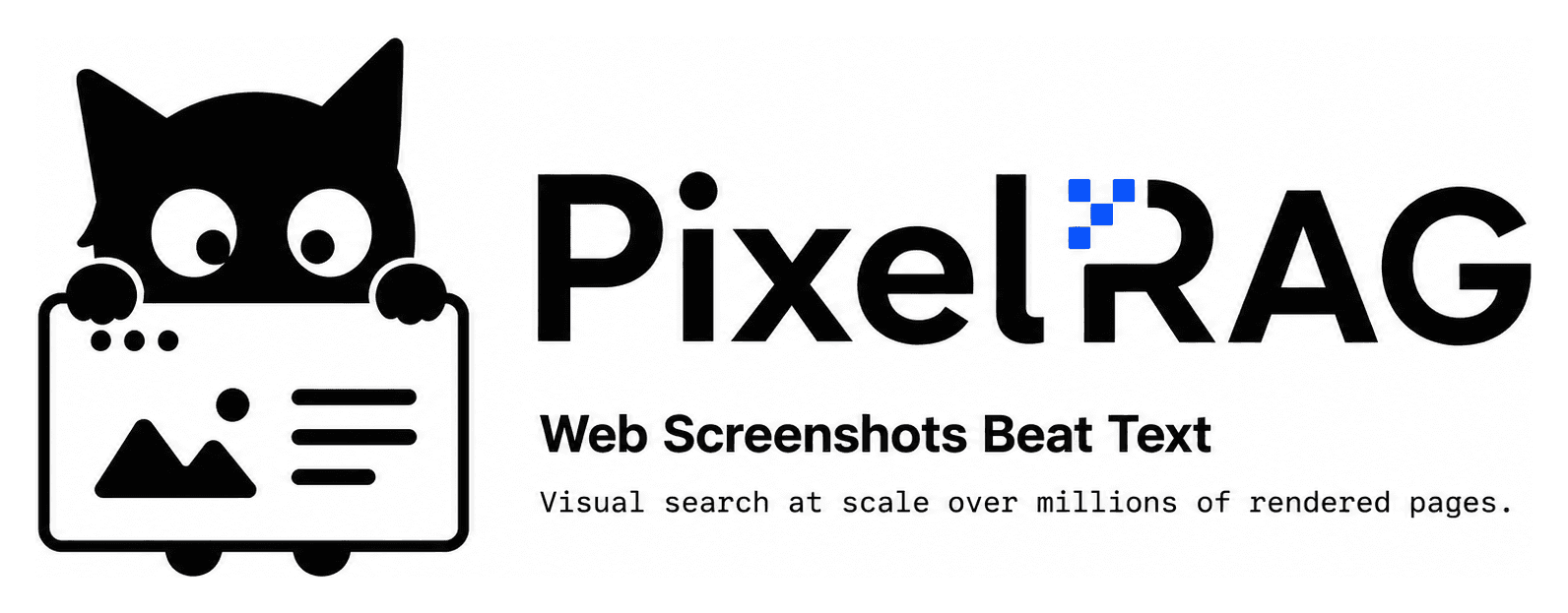 PixelRAG 项目Banner