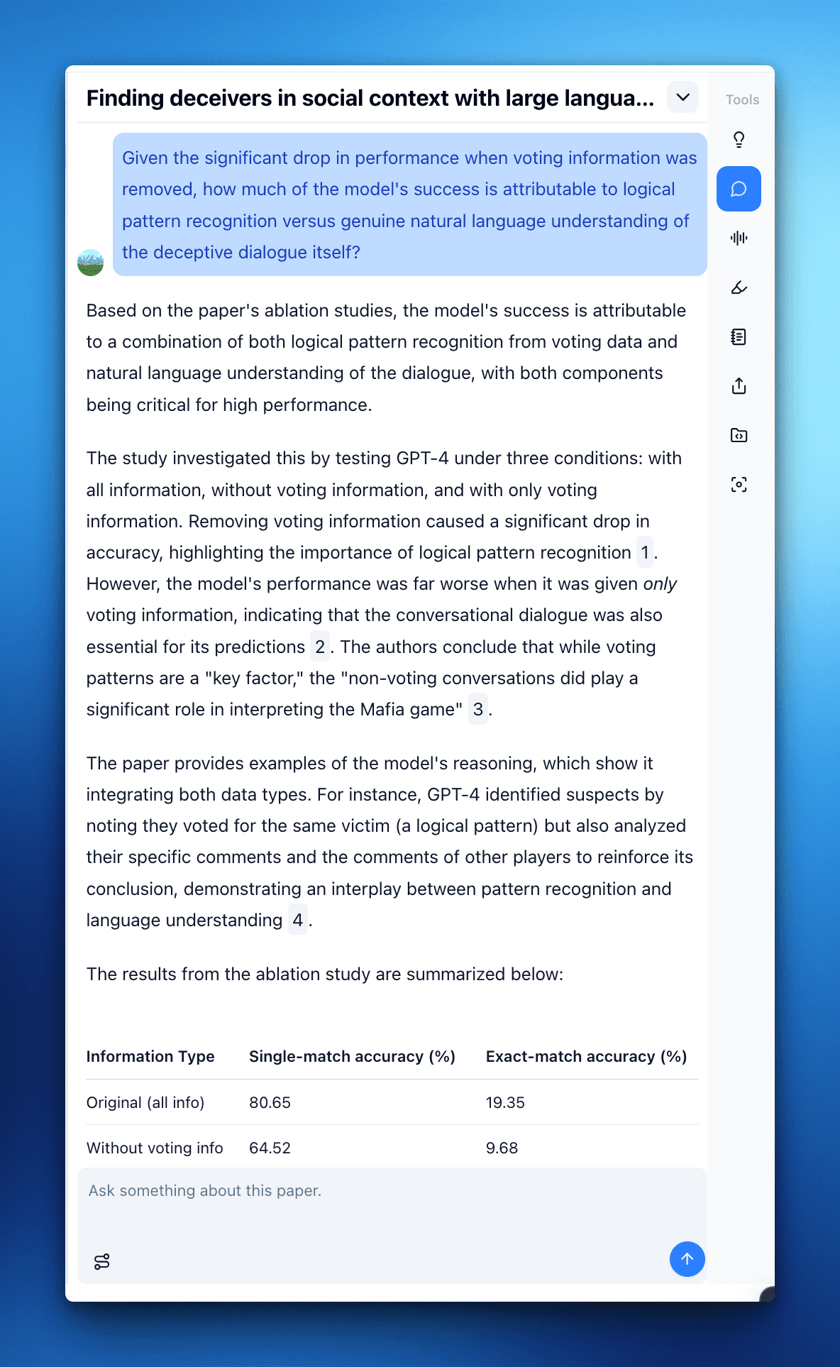 Open Paper AI Copilot 界面