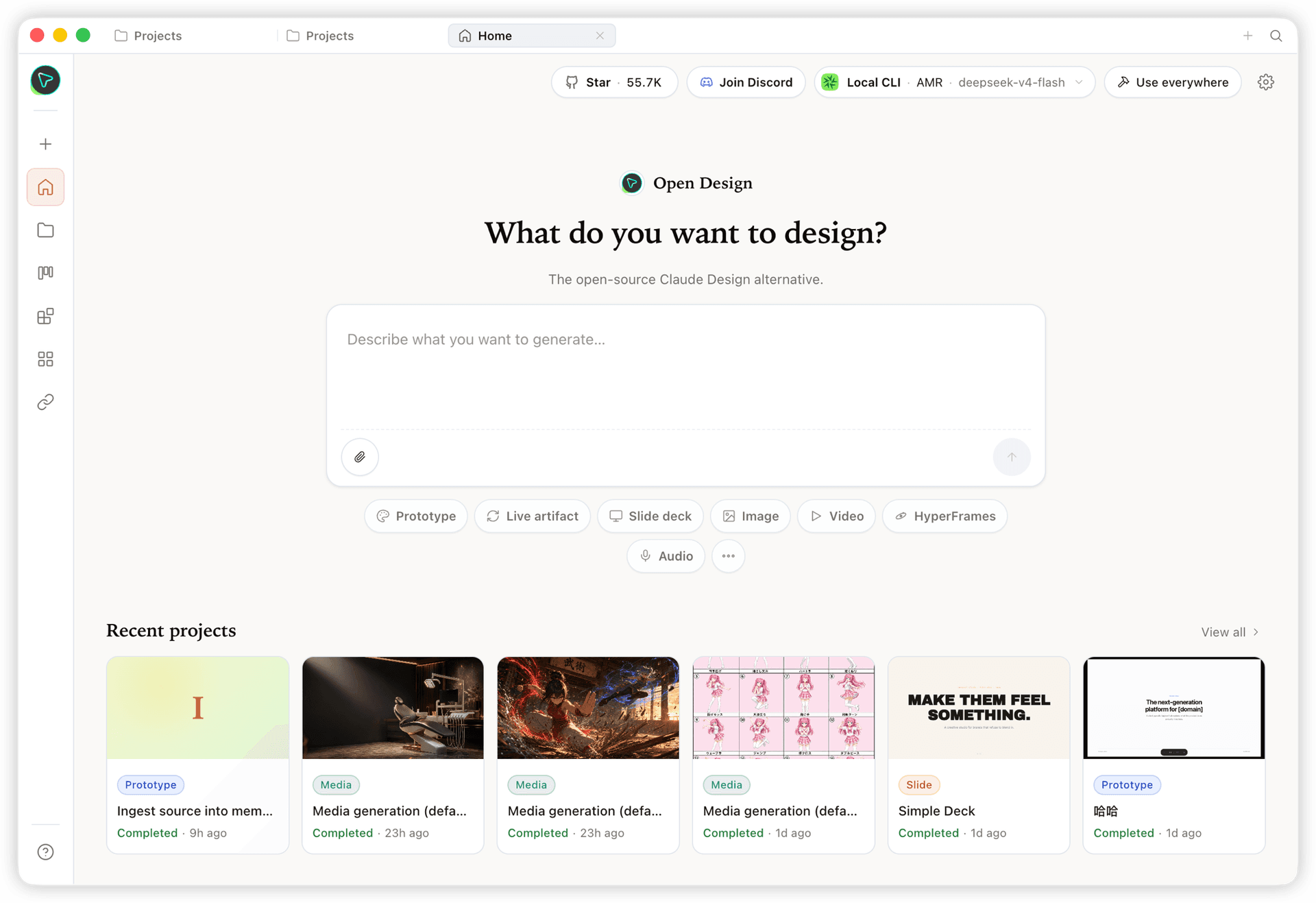 open-design 截图 2