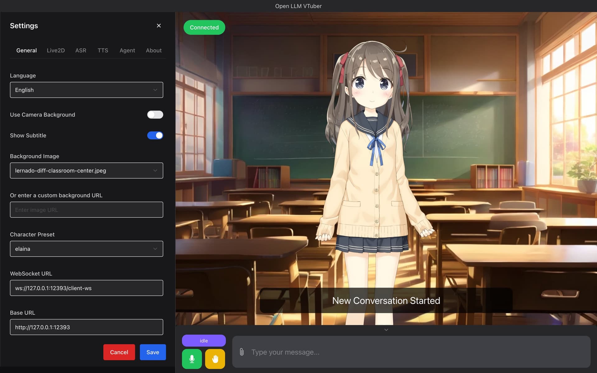 Open-LLM-VTuber 截图 1
