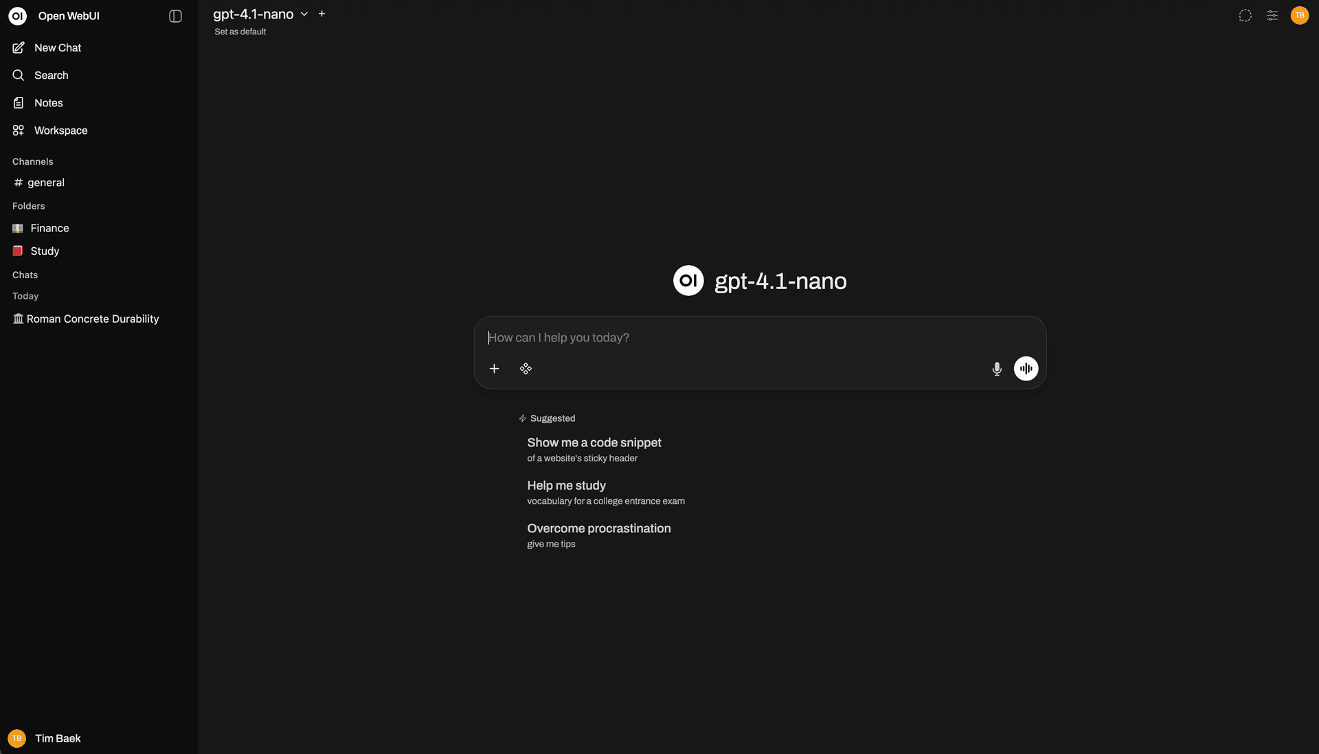 open-webui 截图 1