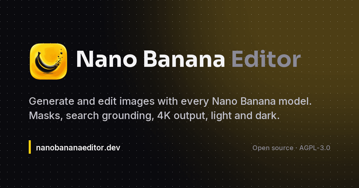 NanoBananaEditor界面