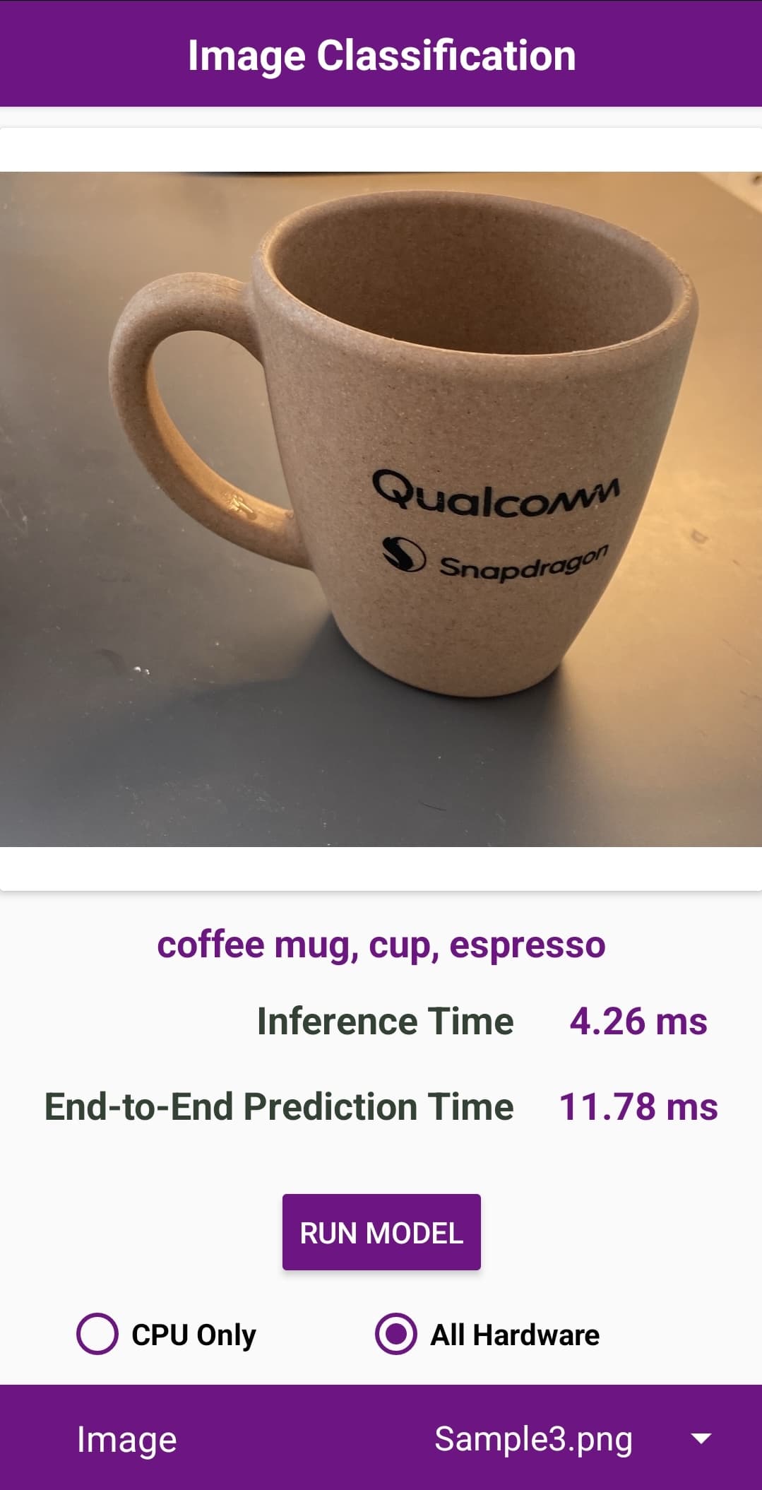 Image Classification on Android