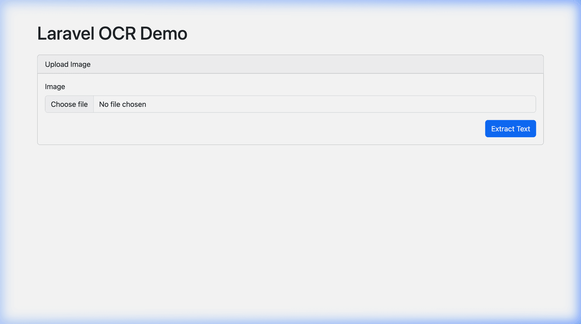 Laravel OCR Demo
