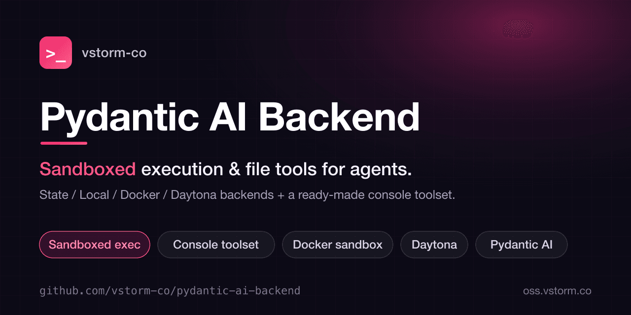 Pydantic AI Backend 概览