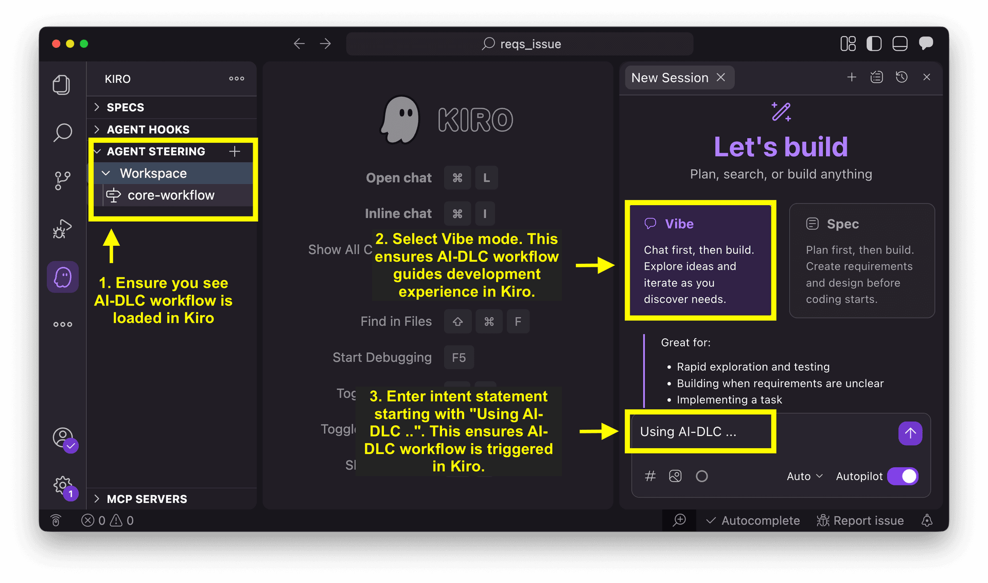 AI-DLC Rules in Kiro IDE