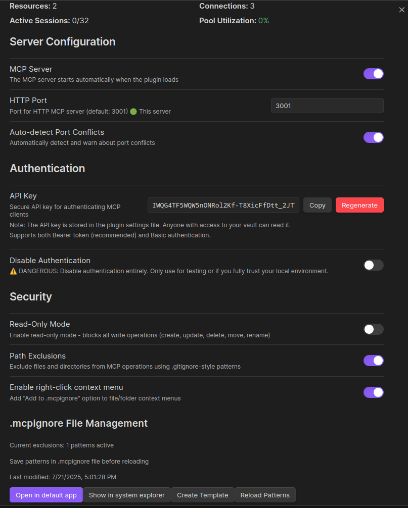Plugin Configuration UI