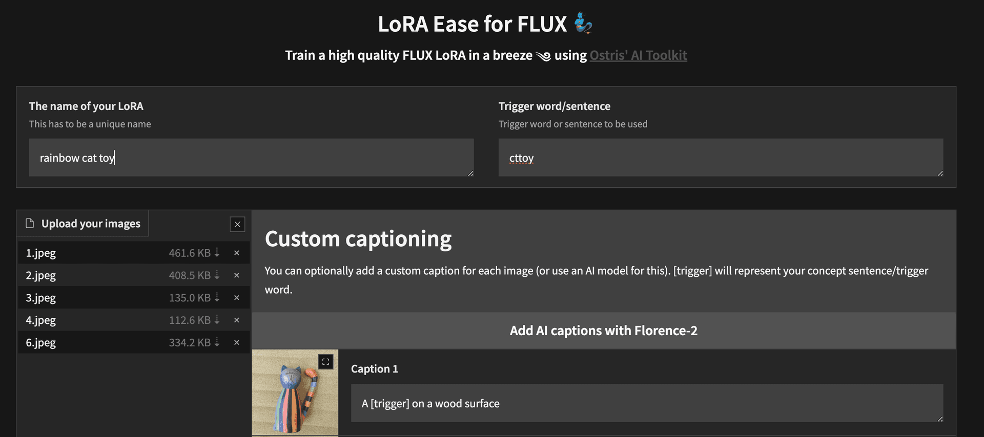 AI Toolkit Web UI