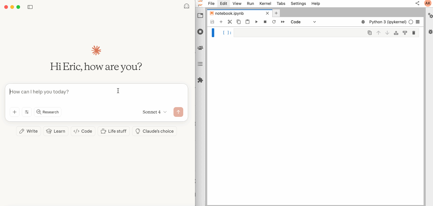 Jupyter MCP Server 演示