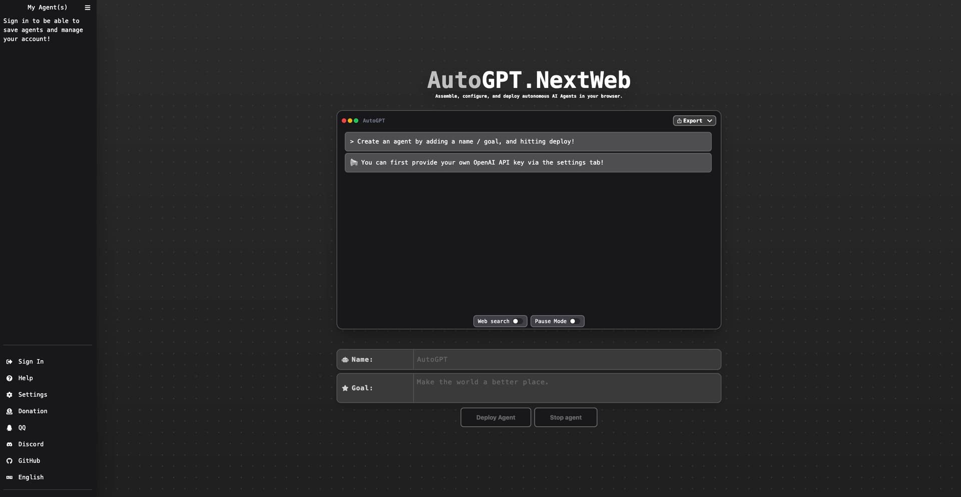 AutoGPT-Next-Web 封面